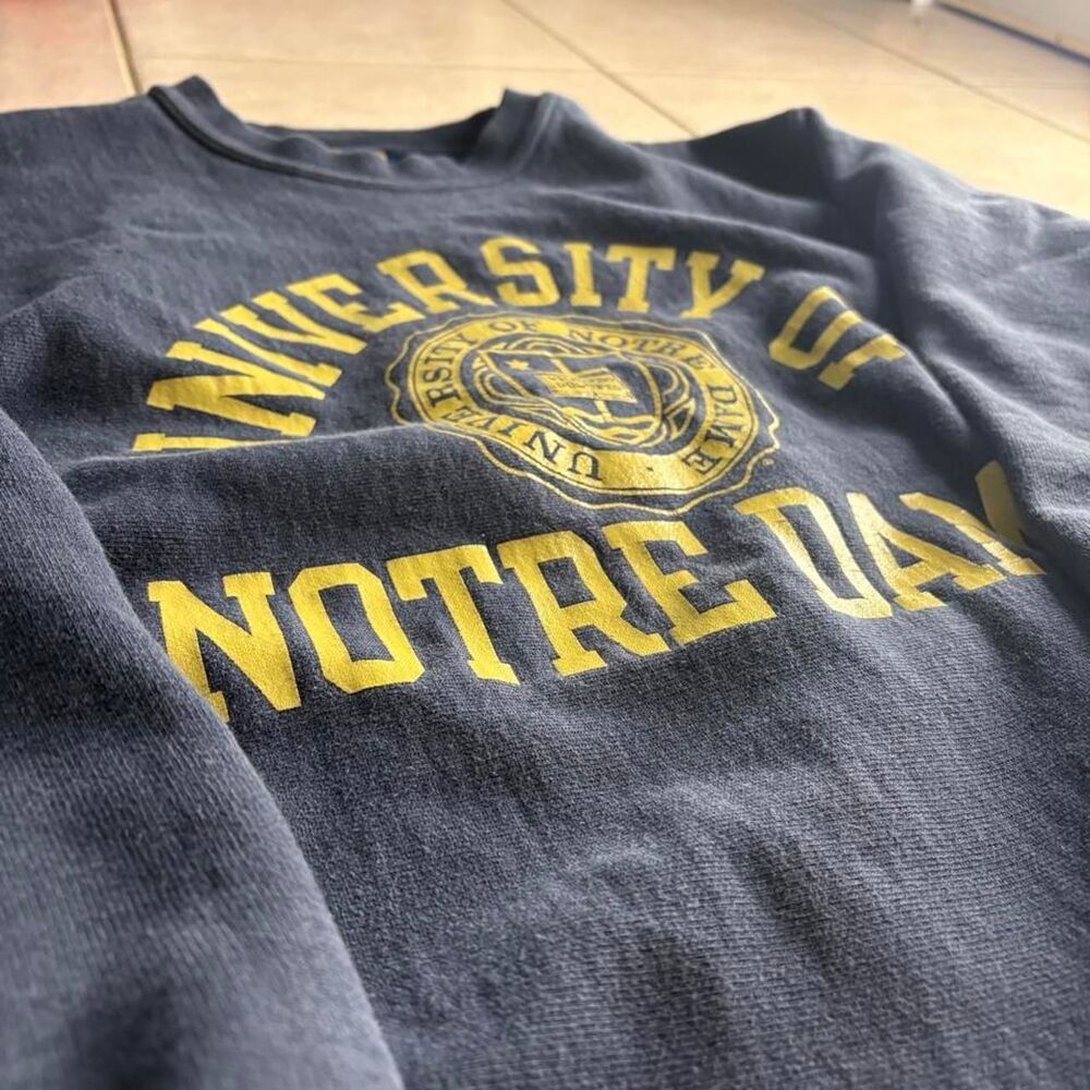 Unbranded Men's Navy and Black Sweatshirt